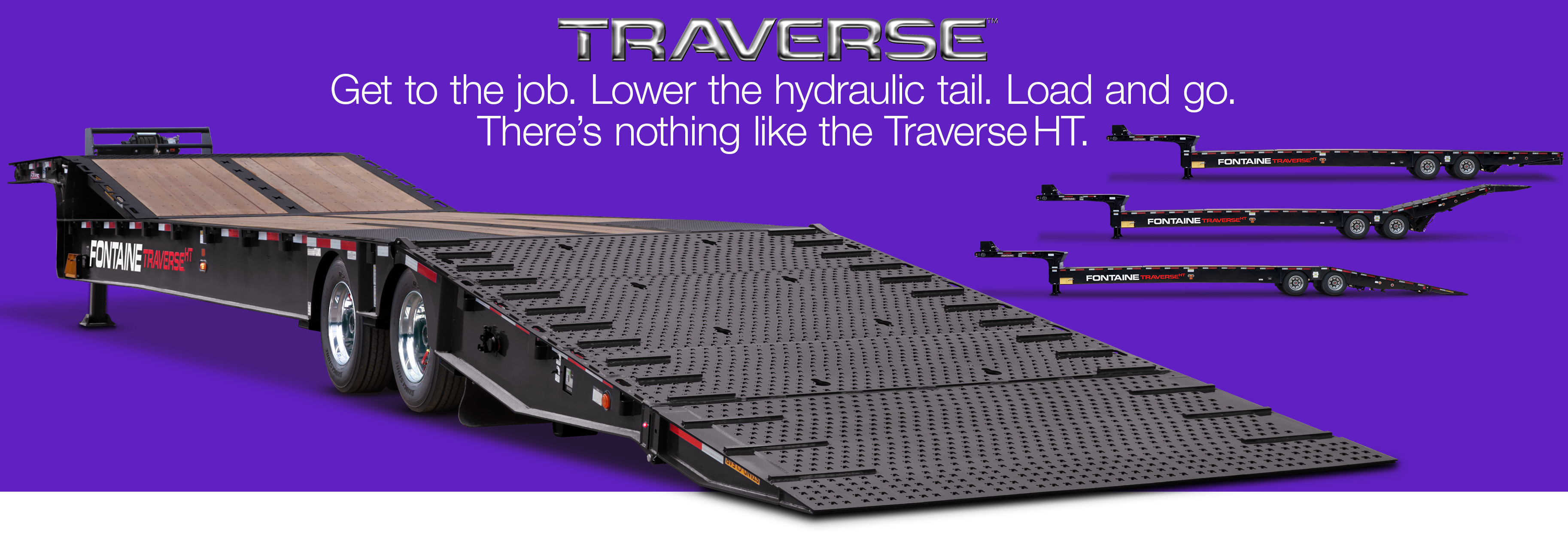 Traverse HT hydraulic tail trailer
